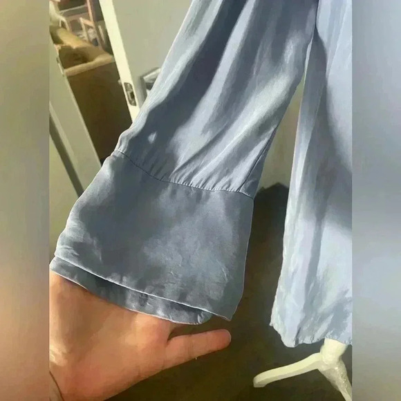 Zara Cupra Shift A-Line Dress in Periwinkle Blue - Picture 4 of 6